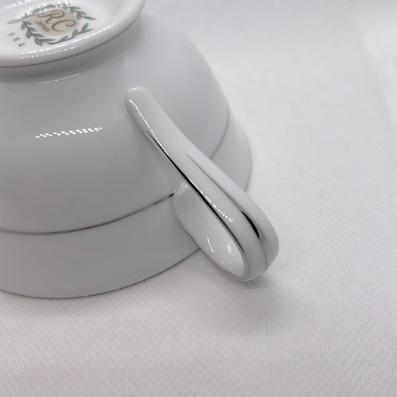 RC TEACUP & SAUCER VINTAGE 1960s PATTERN NORITAKE 564 VICTORIAN ROSES AND LAUREL - Picture 10 of 13